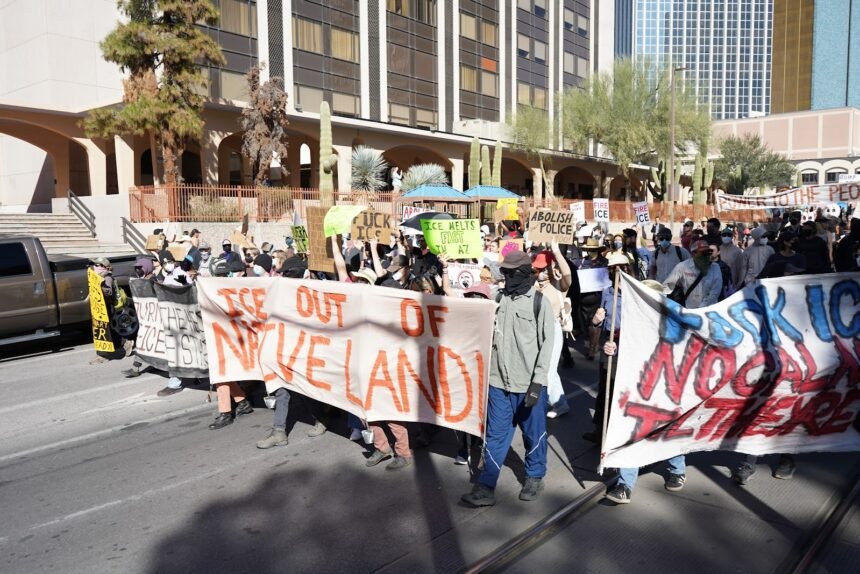 Protesta en Tucson